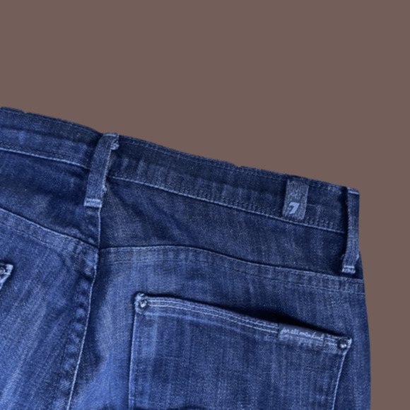 7 For All Mankind Bellbottom Jeans | Blue | Size 28 | Vintage - Picture 4 of 5